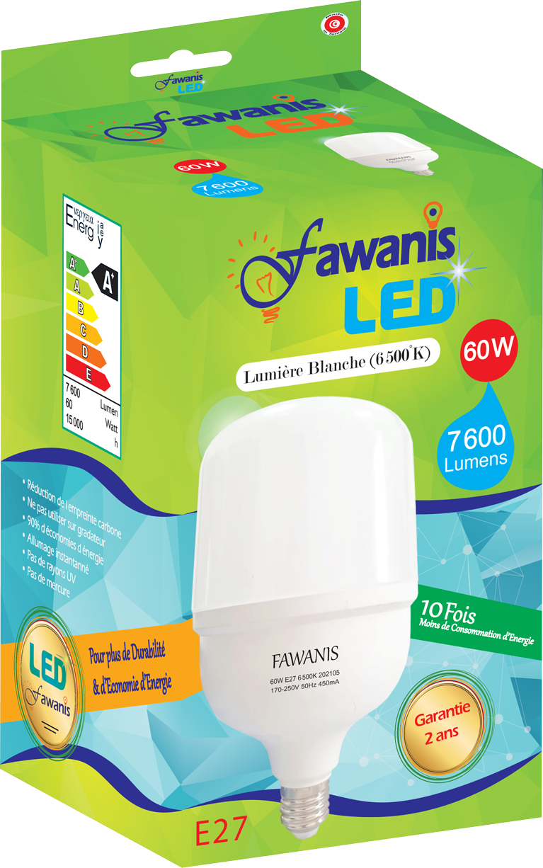 fawanis LED 60W E27