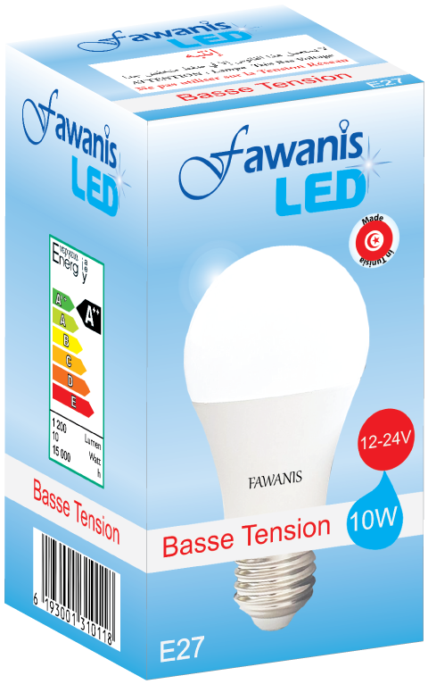 fawanis LED Basse Tension 10W E27